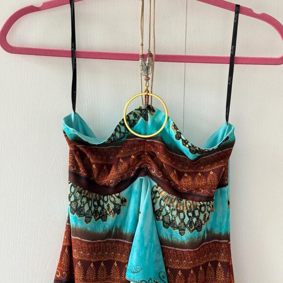 BoLBoU y2K micro-mesh tribal dress - Picture 2 of 6